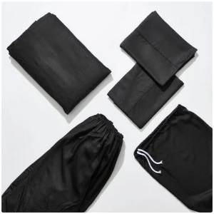 Life Basics by Nourished Life Eco Bamboo Sheet & Pillow Set - Charcoal