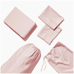 Life Basics by Nourished Life Eco Bamboo Sheet & Pillow Set - Pink