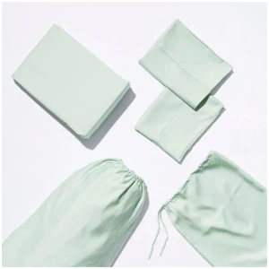 Life Basics by Nourished Life Eco Bamboo Sheet & Pillow Set - Sage Green