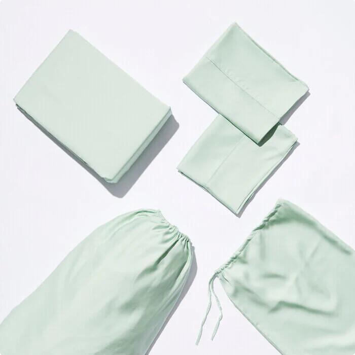 Life Basics by Nourished Life Eco Bamboo Sheet & Pillow Set - Sage Green