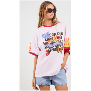 Liido Hot Wheels Tee Bubblegum