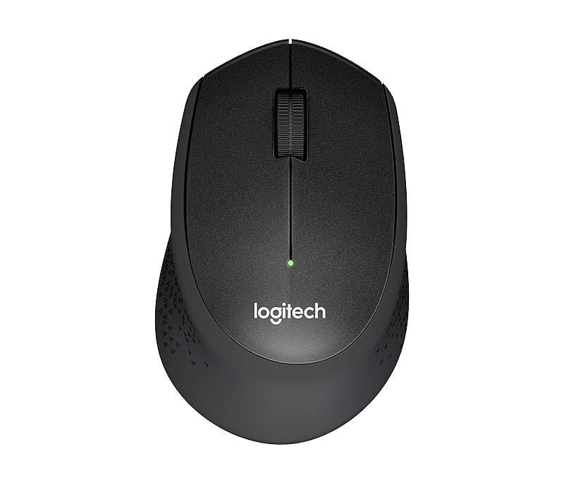 Logitech M331 Silent Plus Mouse RF Wireless Optical 1000 DPI - Black