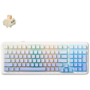 MCHOSE K99 V2 98% Hot-Swap Wireless Mechanical Glacier Gradient Keyboard - Icy Creamsicle Switch