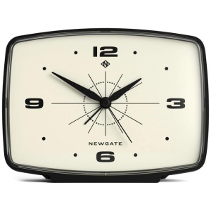 Newgate Brooklyn Alarm Clock - Black