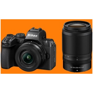 Nikon Z50 II Mirrorless Camera with 16-50mm & 50-250mm Lenses - Brand New