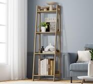 Nilo 4 Shelf Bookshelf Neutral