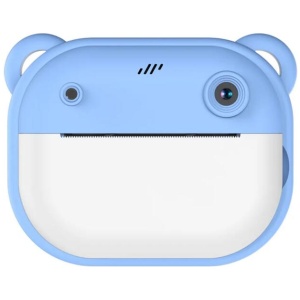 PULSE Instant Thermal Print Digital Camera Blue with 32GB TF