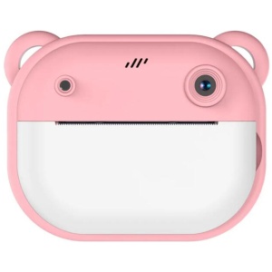 PULSE Instant Thermal Print Digital Camera Pink with 32GB TF