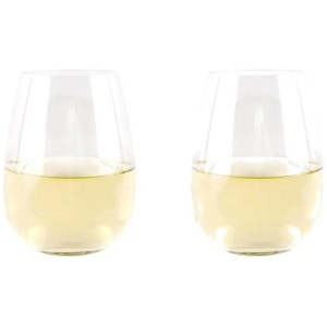 Premium Stemless Wine Glass Set of 2 Size 550ml by Cellar