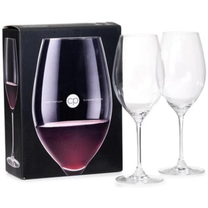Premium Wine Glass Set of 2 Size 540ml in Red by Cellar