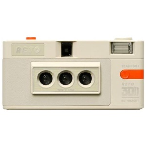 RETO 3D Classic Retrospekt Limited Edition 35mm Film Camera - White