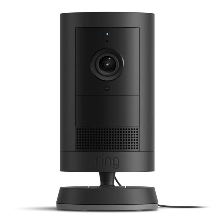 Ring Outdoor Security Camera Plus 2K Plug-In - Black