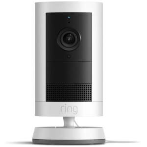 Ring Outdoor Security Camera Plus 2K Plug-In - White