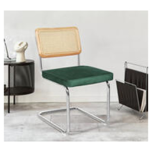 Set Of 2 Cesca Dining Chairs Green