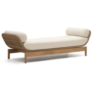 Talina Outdoor Sun Lounger - Beige by Interior Secrets - AfterPay Available
