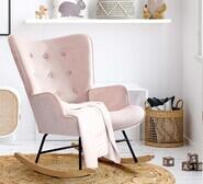 Trilby Rocking Armchair Pink