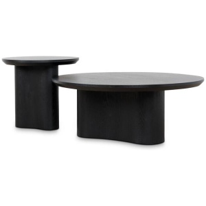 Valmora Nested Coffee Table - Full Black by Interior Secrets - AfterPay Available