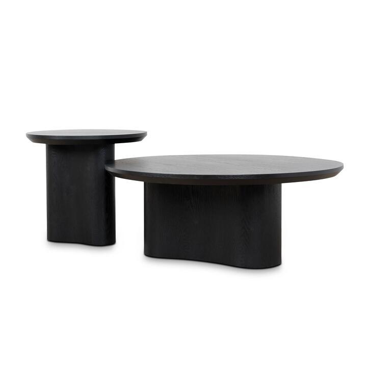 Valmora Nested Coffee Table - Full Black by Interior Secrets - AfterPay Available
