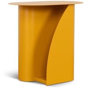 Vetra 50cm Side Table - Sandy Mustard by Interior Secrets - AfterPay Available