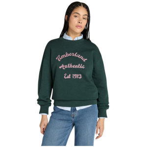 Women's Brushed Back Crewneck Sweatshirt Green