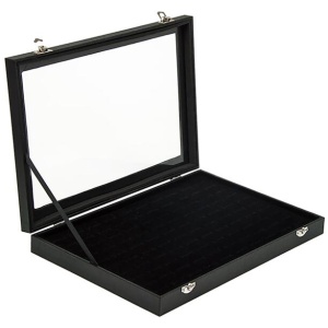 100 Earring Ring Holder Jewellery/Necklace Display Storage Gift Box Show Cases