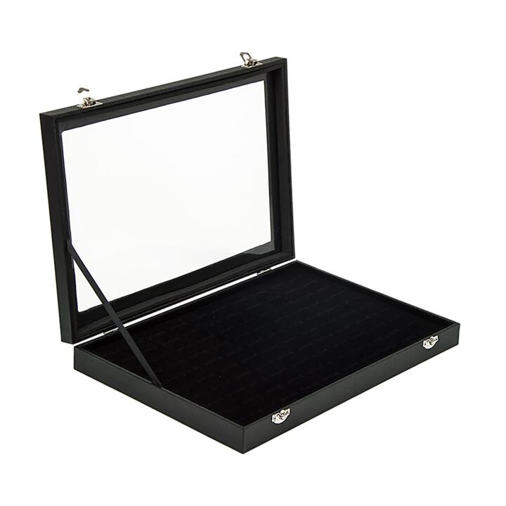 100 Earring Ring Holder Jewellery/Necklace Display Storage Gift Box Show Cases