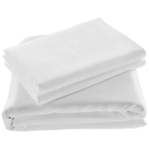 100% Natural Bamboo Quilt Cover Set - White, King