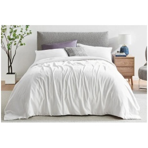 1200TC Cotton Quilt Cover Set White
