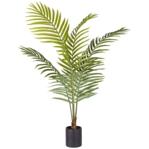 120cm Green Artificial Indoor Rogue Areca Palm Tree Fake Tropical Plant Home Office Decor