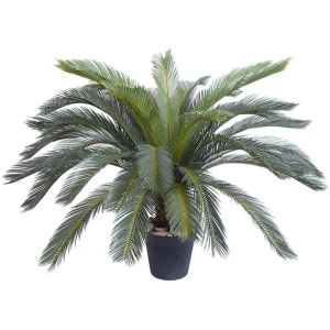 125cm Artificial Indoor Cycas Revoluta Cycad Sago Palm Fake Decoration Tree Pot Plant