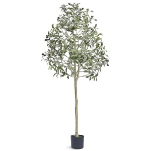 150cm Artificial Olive Tree - Tall Realistic Faux Green Indoor Plant for Home & Office