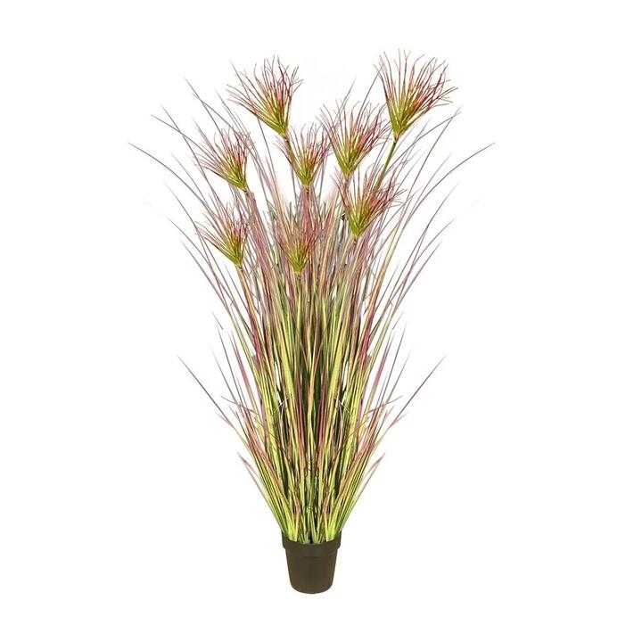 150cm Purple Artificial Indoor Potted Papyrus Plant Tree Fake Simulation Decorative