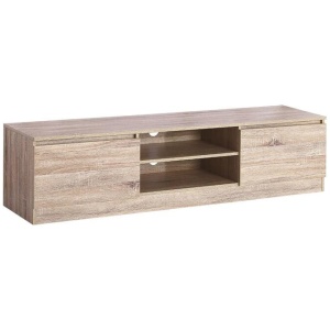 160CM TV Stand Entertainment Unit Lowline Storage Cabinet Wooden