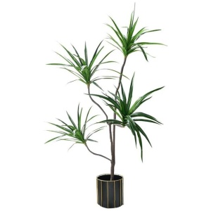 180cm Green Artificial Indoor Brazlian Iron Tree Fake Plant Decorative 4 Heads
