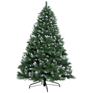 2.4M 8FT Christmas Tree Xmas Home Decoration 1400 Tips Snowy Green
