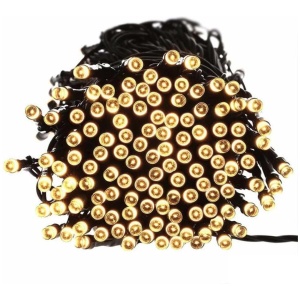25M 200LED String Solar Powered Fairy Lights Garden Christmas Decor Warm White