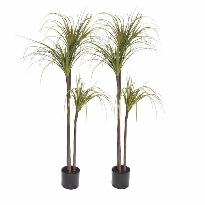 2X 145cm Green Artificial Indoor Dragon Blood Tree Fake Plant Decorative