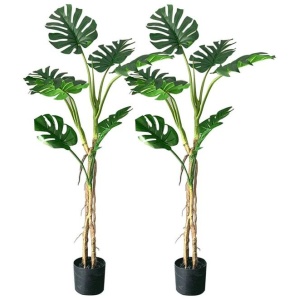2X 160cm Green Artificial Indoor Turtle Back Tree Fake Fern Plant Decorative