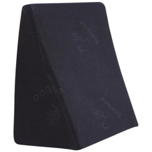 2x Cool Gel Memory Foam Wedge Pillow - 3-in-1 Back, Leg & Head Support | 61x61x30cm