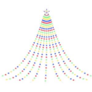 3.8M Christmas Lights Waterfall String Light 340 LED