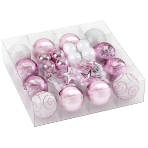 33pcs Christmas Tree Decorations Set Baubles Ornaments Party Pink