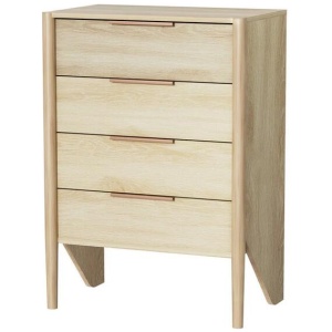 4 Chest of Drawers - INEZ Oak
