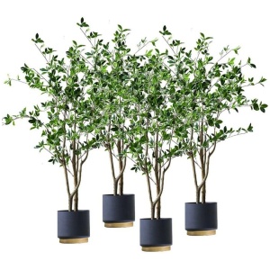 4X 120cm Green Artificial Indoor Watercress Tree Fake Plant Simulation Decorative