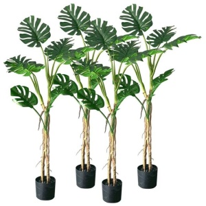 4X 160cm Green Artificial Indoor Turtle Back Tree Fake Fern Plant Decorative