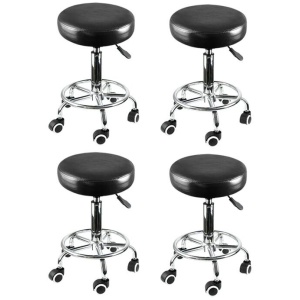 4x Levede Swivel Salon Barstool Hairdressing