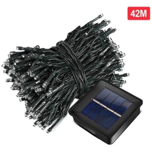 52M 500LED String Solar Powered Fairy Lights Garden Christmas Decor Multi Colour