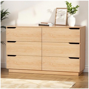 6 Chest of Drawers Dresser Table Pine