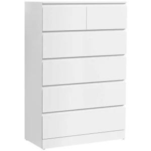 6 Chest of Drawers - PEPE White