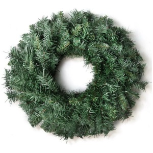 60cm Christmas Wreath - Green