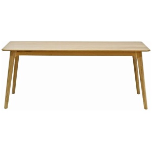 6IXTY Convair Scandinavian Oak Rectangular Dining Table - 180cm
